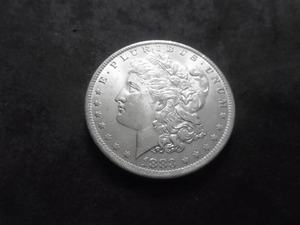 1883 O Morgan Silver Dollar