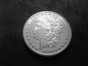 1884 S Morgan Silver Dollar