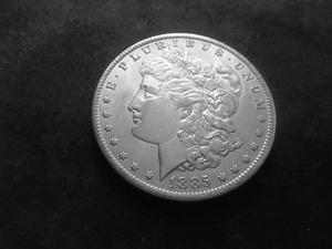 1885 O Morgan Silver Dollar