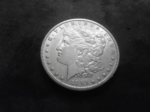 1891 S Morgan Silver Dollar