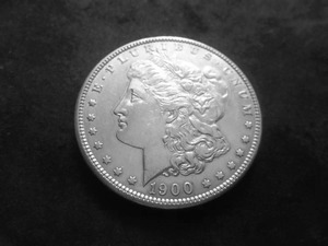 1900  Morgan Silver Dollar