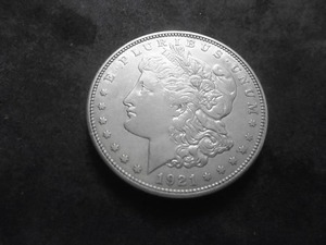 1921 D Morgan Silver Dollar