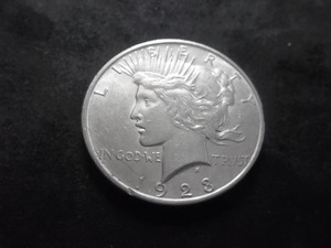 1923 D Peace Silver Dollar