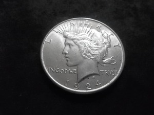 1924 Peace Silver Dollar