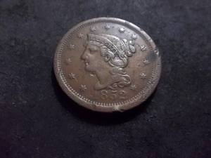 1852 Large Cent
