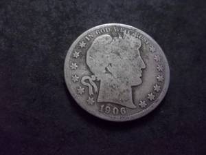 1906 S Barber Half Dollar
