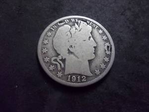 1912 D Barber Half Dollar