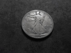 1917 S Obverse Mint Walker Half Dollar