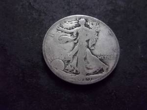1919 D Walker Half Dollar
