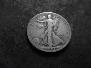 1921 S Walker Half Dollar