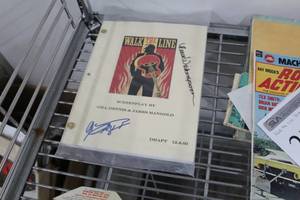 lot 219 image: Walk The Line Screenplay by Gill Dennis & James Mangold Signed by Gill Dennis & Reese Witherspoon