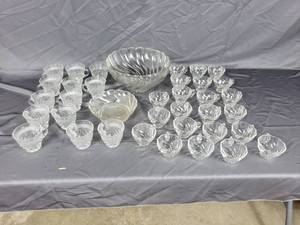 Punch Bowl and Cups