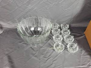 Punch Bowl and Cups