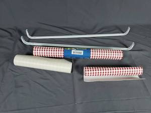Curtain Rods and Shelf Liner