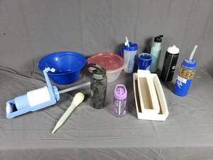 Water Bottles Trays Etc