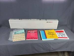 Brother KH-890 Knitting Machine and Books