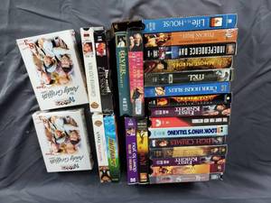 23 VHS Movies and Andy Griffith DVDs