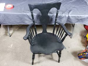Black Wooden Chair