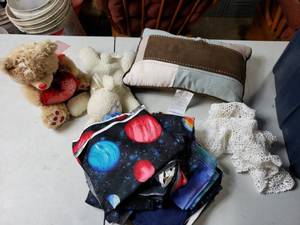 Fabrics, Teddy Bear, Pillow