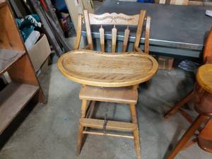 Wooden High Chair