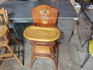 Wooden High Chair