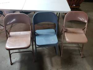 3 Folding Chairs