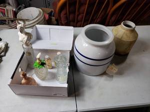 Perfume Bottles, Stoneware Jugs