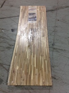 lot 102 image: Interbuild 6 ft. L x 2 ft. 1.5 in. D x 2 in. T Butcher Block Countertop in Unfinished Acacia with Live Edge not used