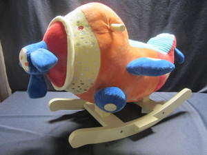 lot 61 image: Plush Rocking Airplane