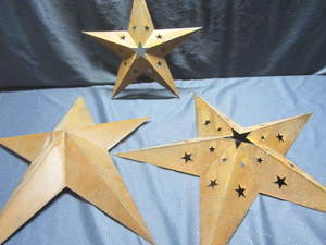 lot 45 image: Metal Stars