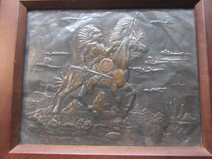 lot 103 image: Vintage Copper Plate