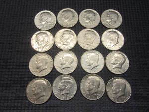 lot 105 image: Kennedy Half Dollars