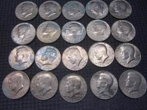 lot 106 image: Kennedy Half Dollars
