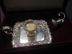 lot 113 image: Candle Holder & Snuffer