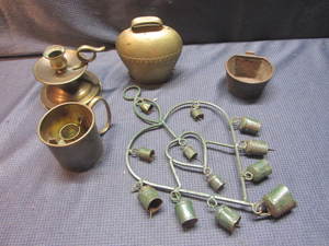 lot 295 image: Bells, Candleholders