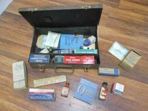 Metal Vintage Box Full of Antique B...