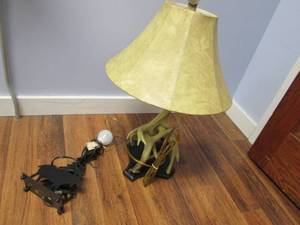 Table Lamp made from Antlers & Addi...