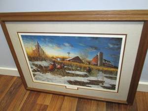 Jim Hansel Framed Wall Art Harvest...