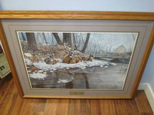 Large Jim Hansel Framed Wall Art C...
