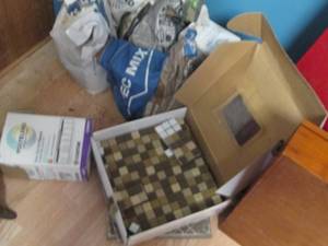 Lot of Various Floor Tile & Supplie...