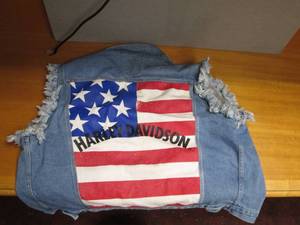 Harley Davidson Biker Blues Denim V...