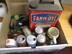 Vintage Items , Bottles, Cans, Asht...