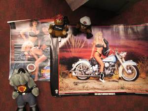 Harley Davidson Bears & Vintage Pos...