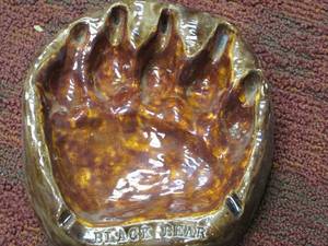 Black Bear Imprinted Ashtray (Dulut...