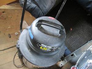 Metal Canister Shop Vac Untested