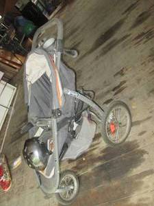 Runner Stroller With Bike Seat & Bell Bike Helmet