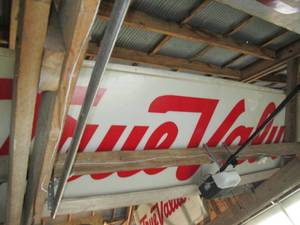 Huge True Value Sign Aprox. 12 Long Buyer Responsible For Removal Garage Opener NOT Included