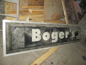 Bogers (Previously a Winsted, MN Hardware Store) Sign Large 99 X 26