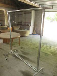 Commercial Clothing Rack On Wheels 60 X 21 X 66