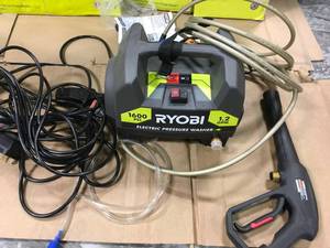 ASSORTED RYOBI GARAGE OUTDOOR TOOLS CUSTOMER RETURNS SEE PICS